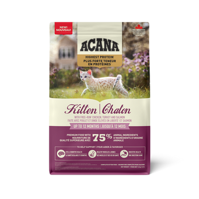 Acana Highest Protein Kitten Recipe 1.8kg