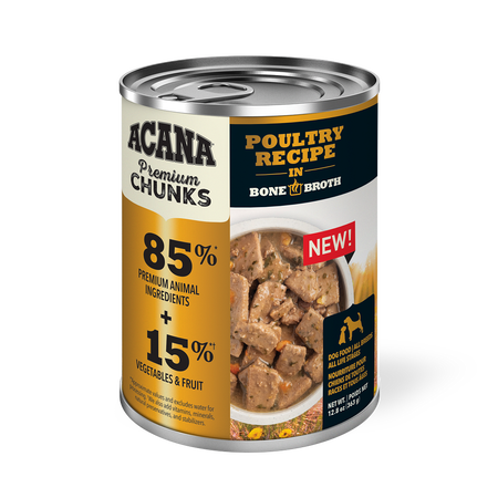 Acana Poultry Recipe in Bone Broth 363g