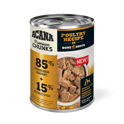 Acana Poultry Recipe in Bone Broth 363g