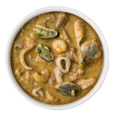 Weruva Marbella Paella Mackerel, Shrimp & Mussels in Gravy 85g