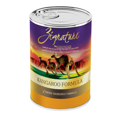Zignature Kangaroo Formula Wet Dog Food 13oz