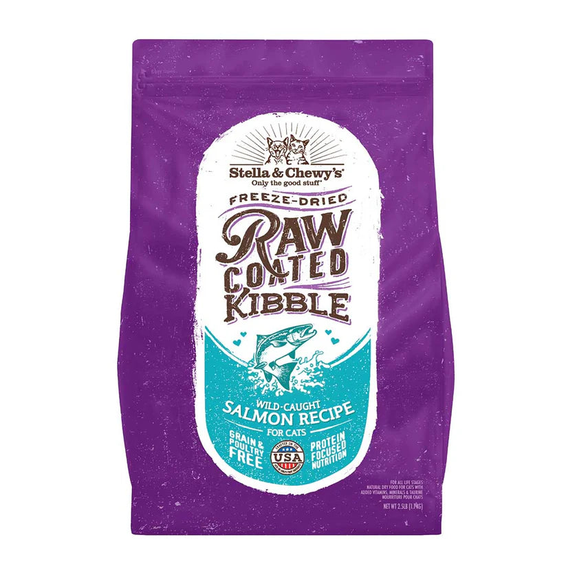 Stella & Chewy's Raw Coated Kibble Wild-Caught Salmon Recipe 5lb