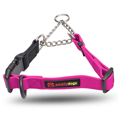 Smellydogz Medium/Large Martingale Collar - Pink