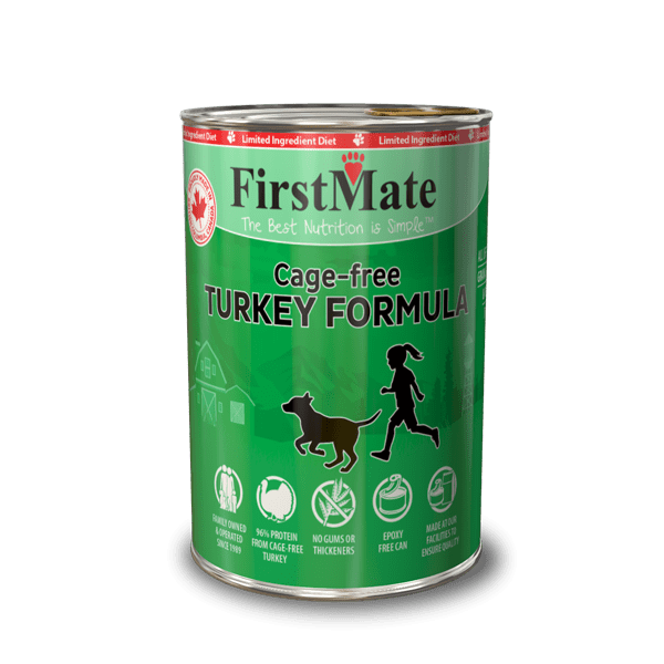 FirstMate Limited Ingredient Cage Free Turkey Formula for Dogs 12.2oz