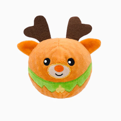 HugSmart Happy Woofmas - Reindeer Ball