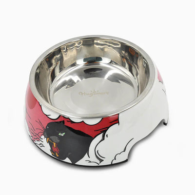 Hugsmart Panther Dog Bowl Medium