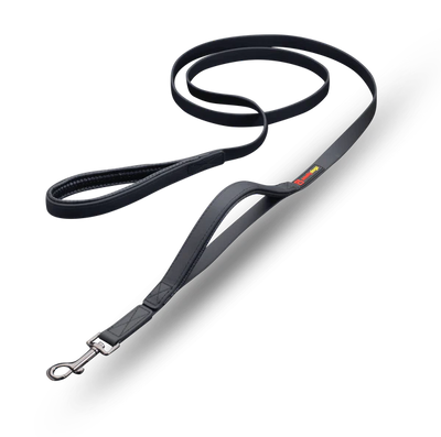 Smellydogz 6' Double Handle Lead - Black
