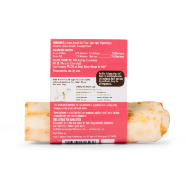 Earth Animal No Hide Salmon Chew Small