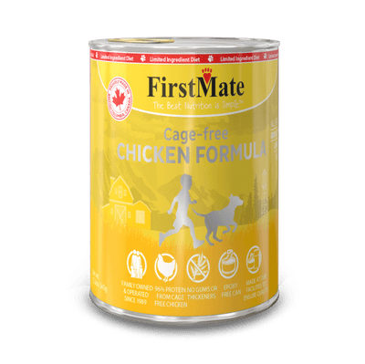 FirstMate Limited Ingredient – Cage Free Chicken Formula for Dogs 12.2oz