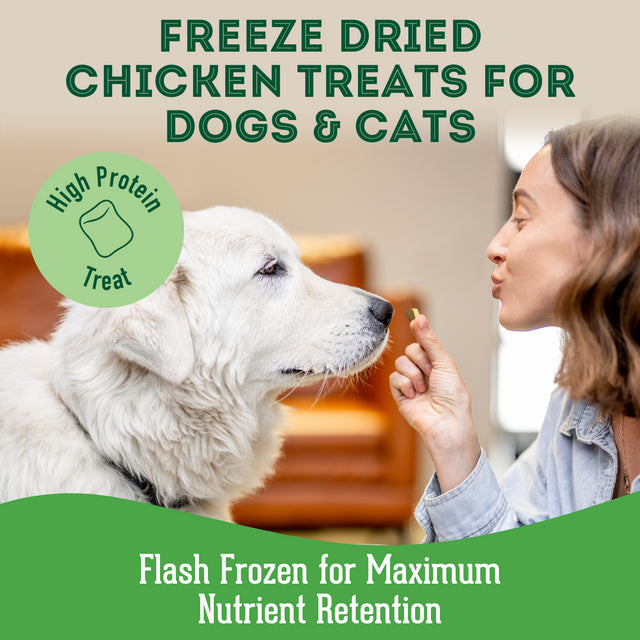 Granville Pet Treatery Why did The Dog Cross the Road - Premium Freeze Dried Chicken Treat For Dogs & Cats 50g