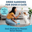 Granville Pet Treatery With Love and Fishes - Premium Dehydrated Sardines Treat For Dogs & Cats 400g