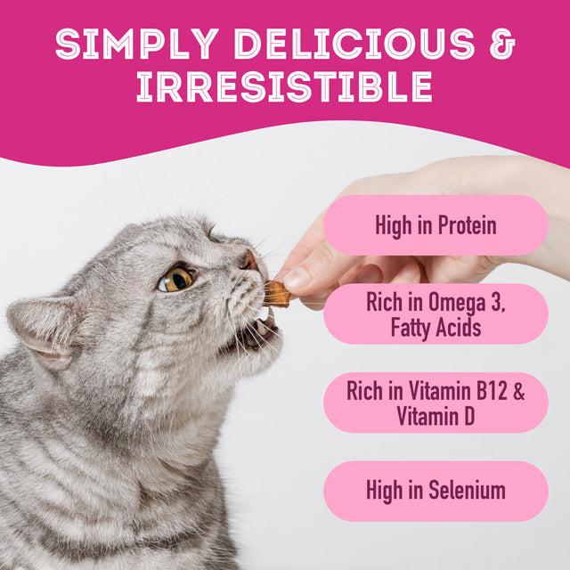 Granville Pet Treatery Let's Hook Up - Premium Freeze Dried Salmon Treat For Dogs & Cats 50g