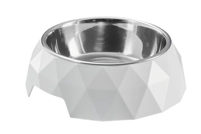 Hunter Dog Melamine Kimberley Small White Feeding Bowl