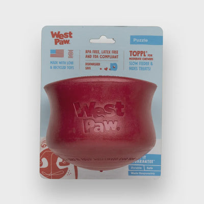 West Paw Topple Ruby Red - Large