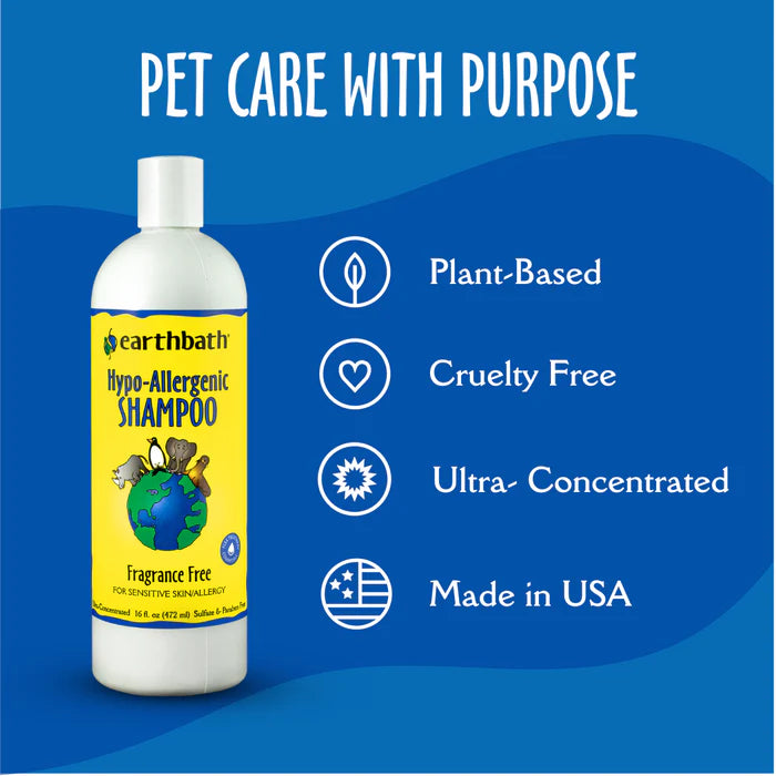 Earthbath Hypo-Allergenic Shampoo 472ml