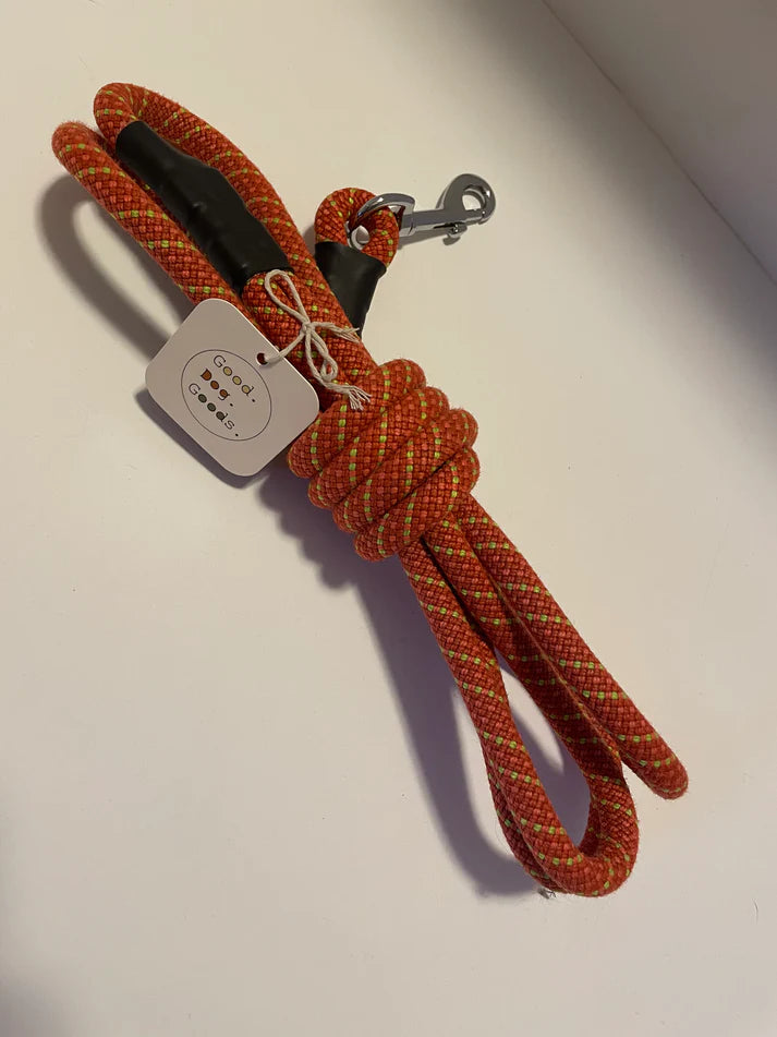 Good Dog Goods 8' Upcycled Climbing Rope Leash