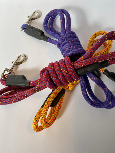 Good Dog Goods 8' Upcycled Climbing Rope Leash