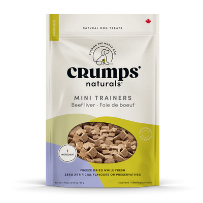 Crumps' Naturals Freeze Dried Beef Liver Mini Trainers 126g