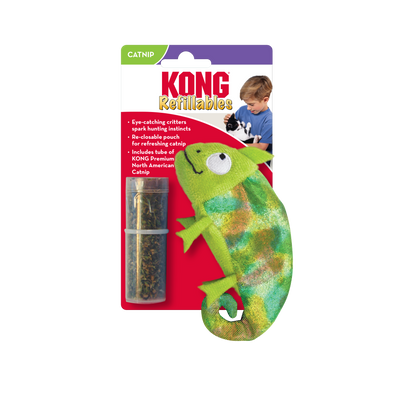 Kong Refillables Catnip Chameleon