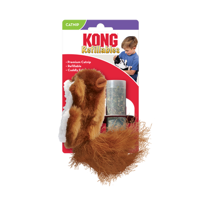 Kong Refillables Catnip Squirrel