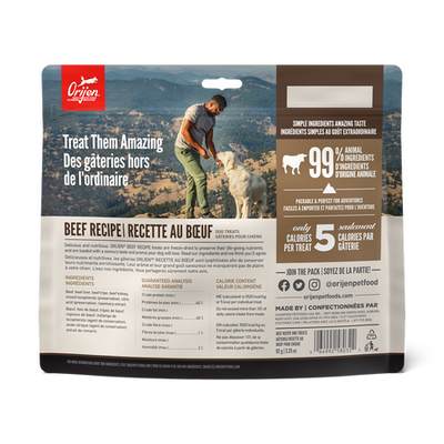 Orijen Freeze Dried Dog Treats Beef Recipe 92g
