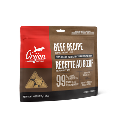 Orijen Freeze Dried Dog Treats Beef Recipe 92g