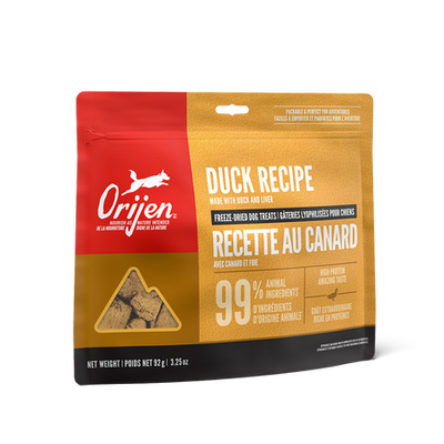 Orijen Freeze Dried Dog Treats Duck Recipe 92g