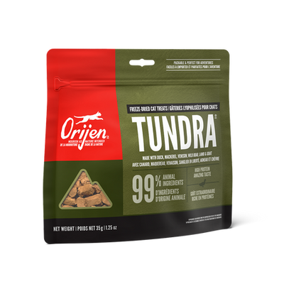 Orijen Freeze Dried Cat Treats Tundra Recipe 35g
