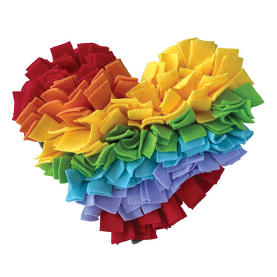 Fou Fou Brands Snuffle Mat Rainbow Heart