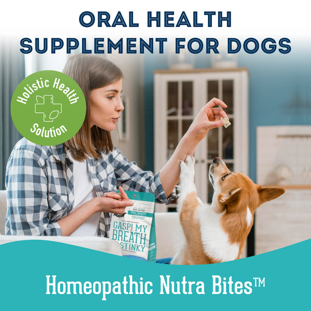 Granville Pet Treatery Gasp! My Breath is Stinky - Nutra Bites Oral Health Supplement For Dogs 240g