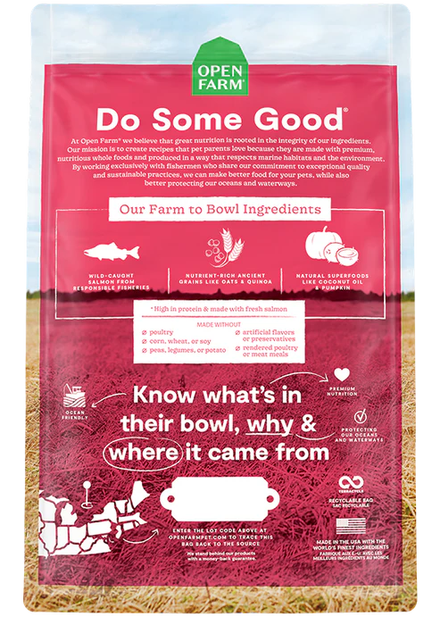 Open Farm Wild-Caught Salmon & Ancient Grains 22lb