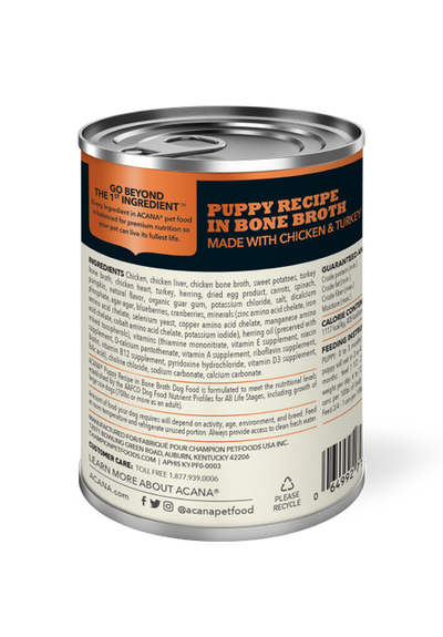 Acana Premium Pate Puppy Recipe 363g