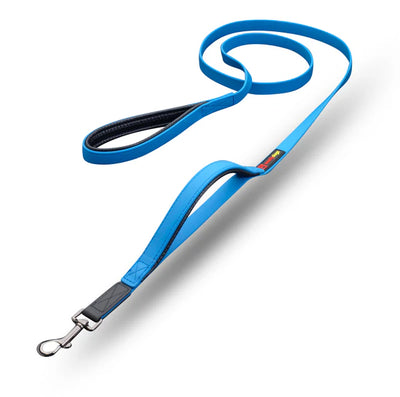 Smellydogz 6' Double Handle Lead - Blue
