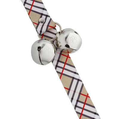 PoochieBells Classic Plaid Collection London Doggie Doorbell 26"