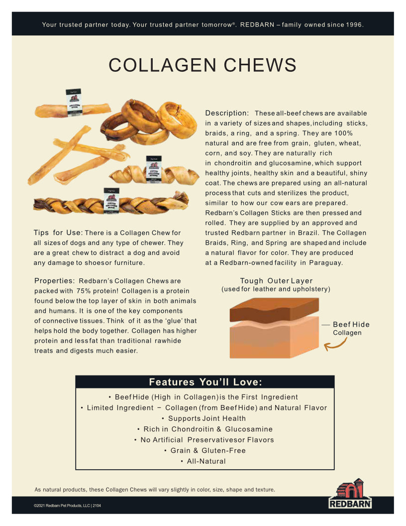 RedBarn Collagen Sticks Small 5.5-6"