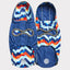 GF Pets Zoom Reversible Dog Raincoat | Navy Retro - Medium