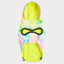 GF Pets Zoom Reversible Dog Raincoat | Neon Yellow and Tie-Dye - Large