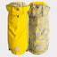 GF Pets Reversible Dog Raincoat | Yellow Leaves - Medium