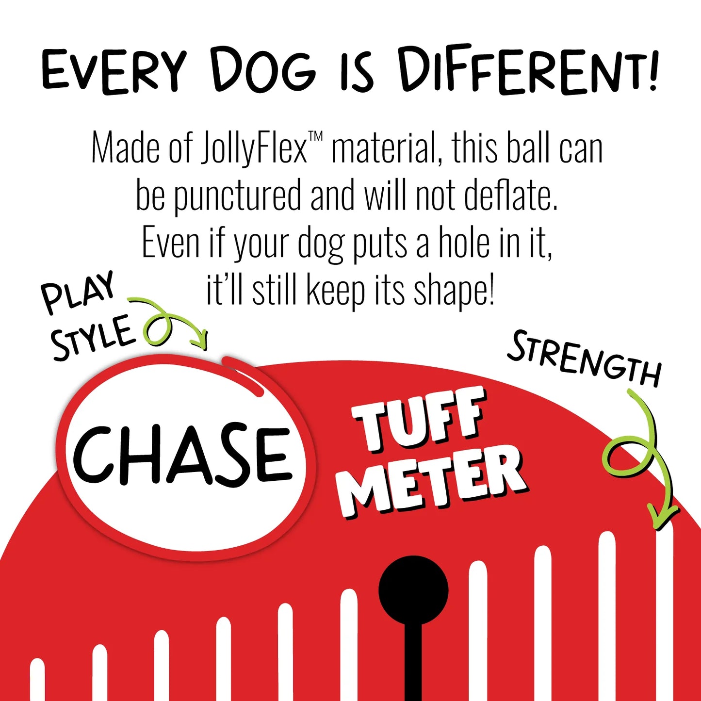 Jolly Pets Jolly Soccer Ball Small 6" Green Apple