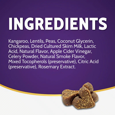 Zignature Kangaroo Formula Soft Moist Treats for Dogs 113g