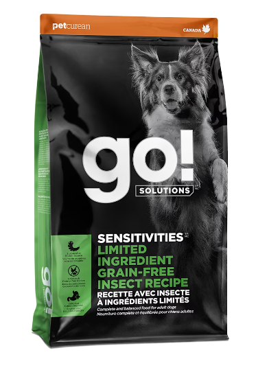Go! Solutions Sensitivities Limited Ingredient Grain Free Insect Recipe 12lb
