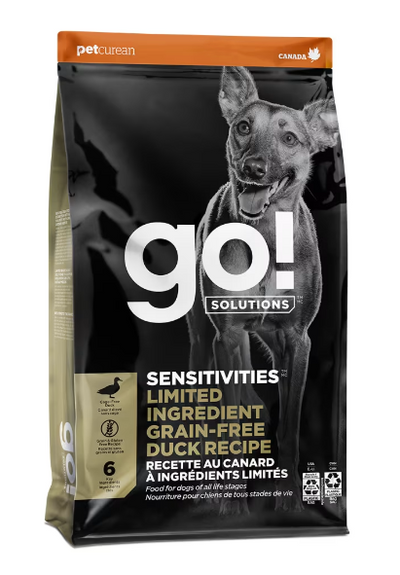 Go! Solutions Sensitivities Limited Ingredient Grain Free Duck Recipe 22lb