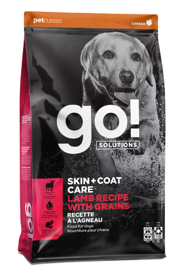 Go! Solutions Skin & Coat Dog Lamb Recipe with Grains 12lb