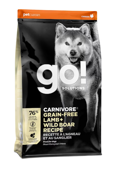 Go! Solutions Carnivore Grain Free Lamb & Boar Recipe 12lb