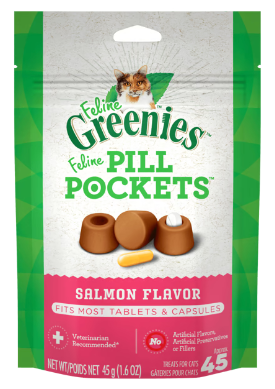 Greenies Feline Pill Pockets Salmon Flavour 45g