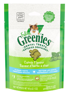 Greenies Feline Adult Dental Catnip Treats 60g