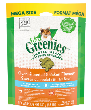 Greenies Feline Adult Dental Chicken Treats 130g