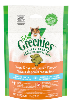Greenies Feline Adult Dental Chicken Treats 60g