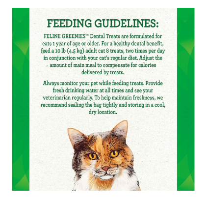 Greenies Feline Adult Dental Salmon Treats 130g