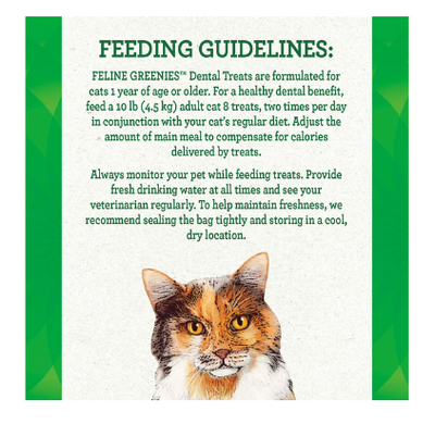 Greenies Feline Adult Dental Salmon Treats 130g